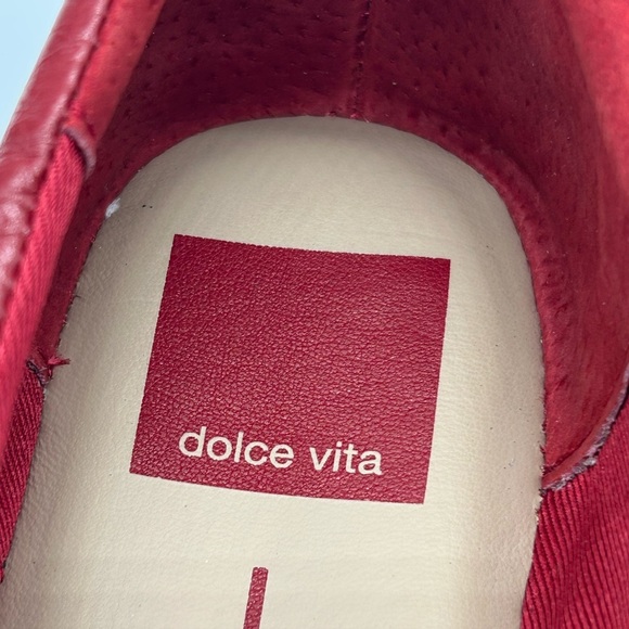 Dolce Vita Reyes Red Crinkle Patent Mary Jane Flats – Size 10.5 – NWB - Picture 10 of 13